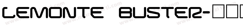 LEMONTE BUSTER字体转换